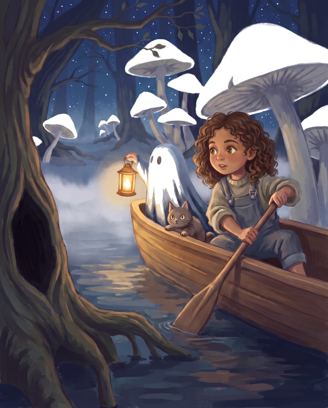 Anna as the star of The Hollow Woods
