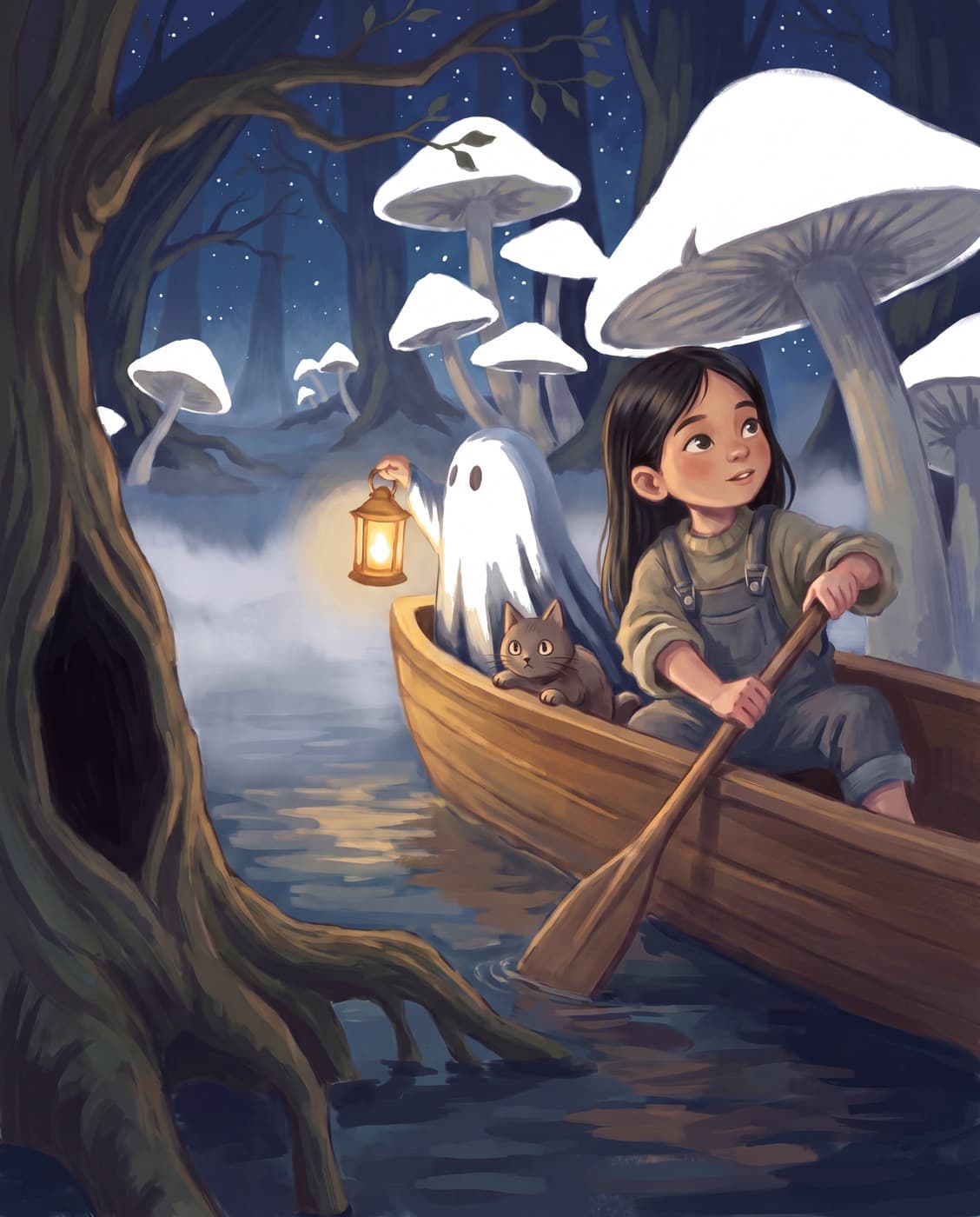 Emma as the star of The Hollow Woods