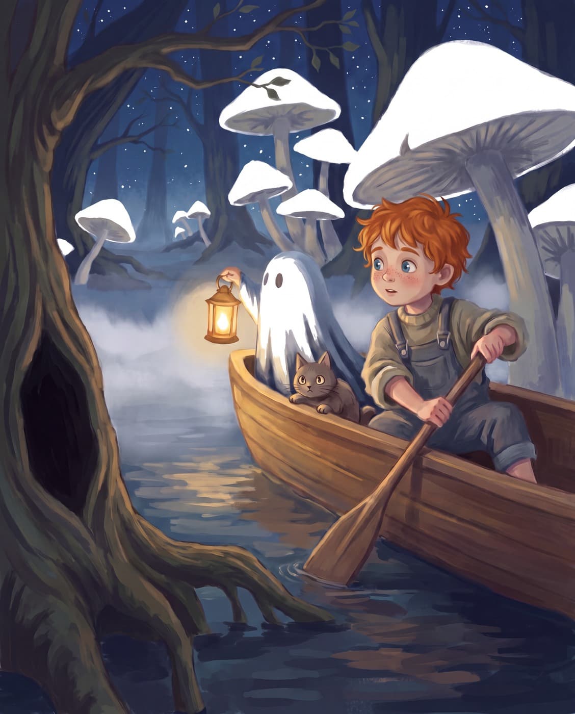 Tom as the star of The Hollow Woods