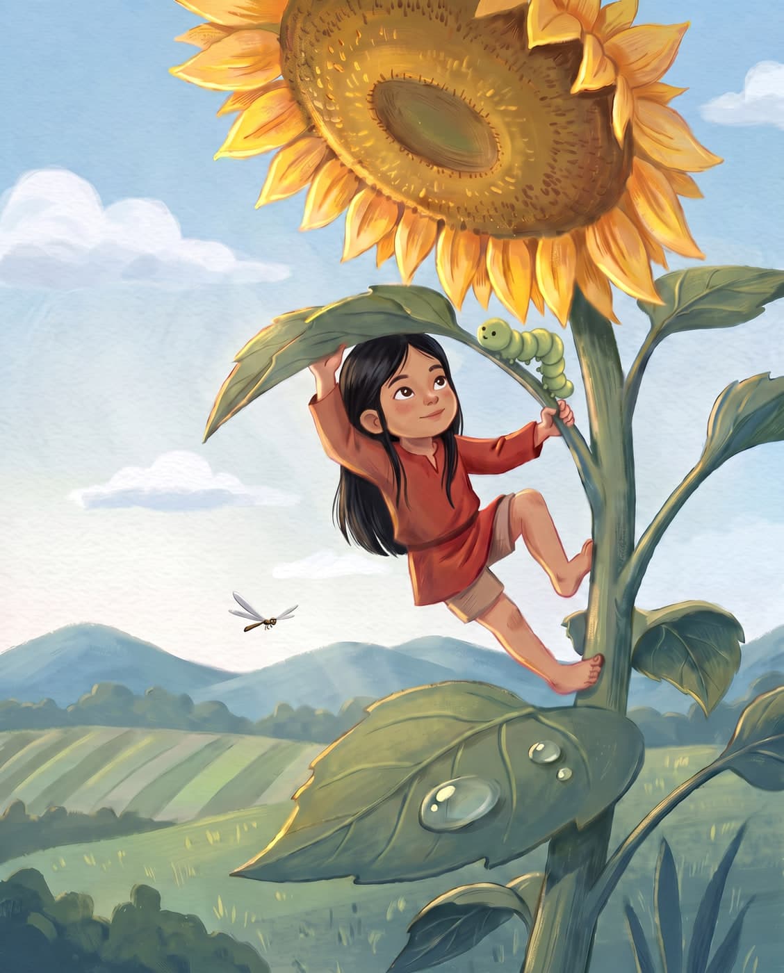 Emma as the star of The Sunflower Tree
