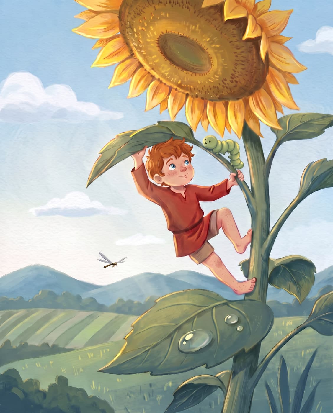 Tom as the star of The Sunflower Tree